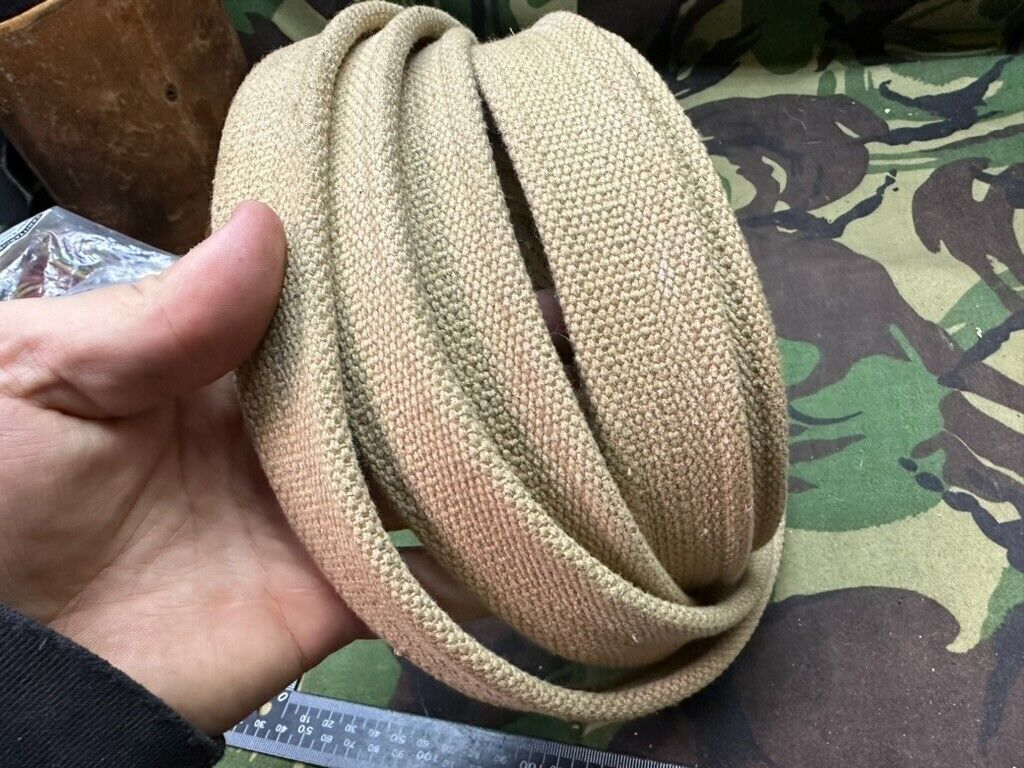 WW2 British Army Webbing Roll SMLE / Bren Sling Type Material Approx 160" x - The Militaria Shop