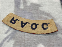 Lade das Bild in den Galerie-Viewer, British Army - Royal Army Ordnance Corps RAOC Shoulder Title - The Militaria Shop