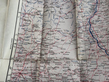 Load image into Gallery viewer, Original WW2 British Army / RAF Map Showing RAF Bases - Khartoum Africa - The Militaria Shop