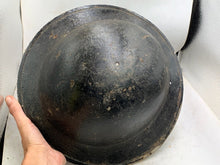 Load image into Gallery viewer, Original WW2 Combat Helmet - British / South African Army Mk2 Brodie Helmet - The Militaria Shop