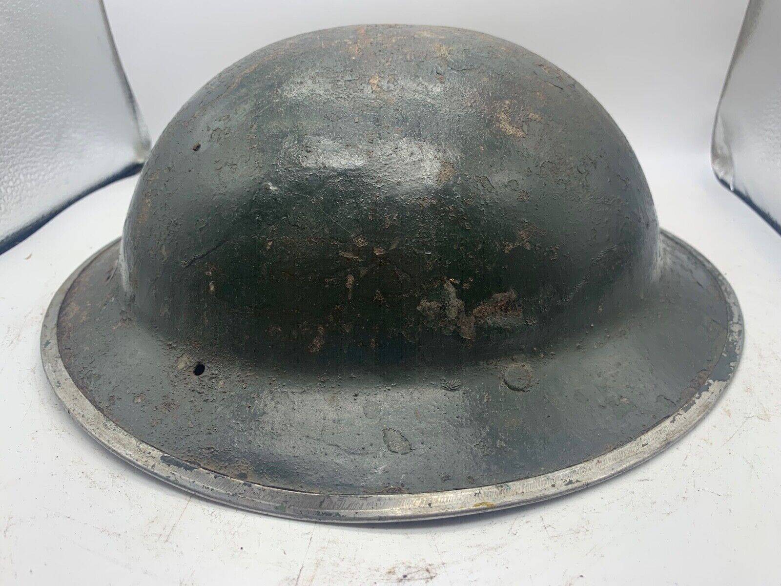 Original WW2 South African Army Mk2 Brodie Helmet - British Style Combat Helmet - The Militaria Shop