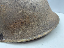 Load image into Gallery viewer, Original WW2 British / Canadian Army Mk3 High Rivet Combat Helmet Shell - The Militaria Shop