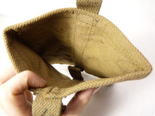 Load image into Gallery viewer, Original WW2 1943 Dated British Army 37 Pattern Water Bottle Carrier Harness - The Militaria Shop