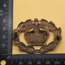Load image into Gallery viewer, Original WW2 British Army Cap Badge - Warrant Officer - The Militaria Shop