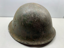 Load image into Gallery viewer, Geunine British / Canadian Army Mk3 WW2 Combat Helmet - Uncleaned Original - The Militaria Shop