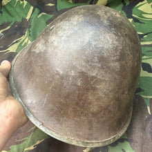 Load image into Gallery viewer, Original WW2 British / Canadian Army Mk3 Turtle Helmet - The Militaria Shop