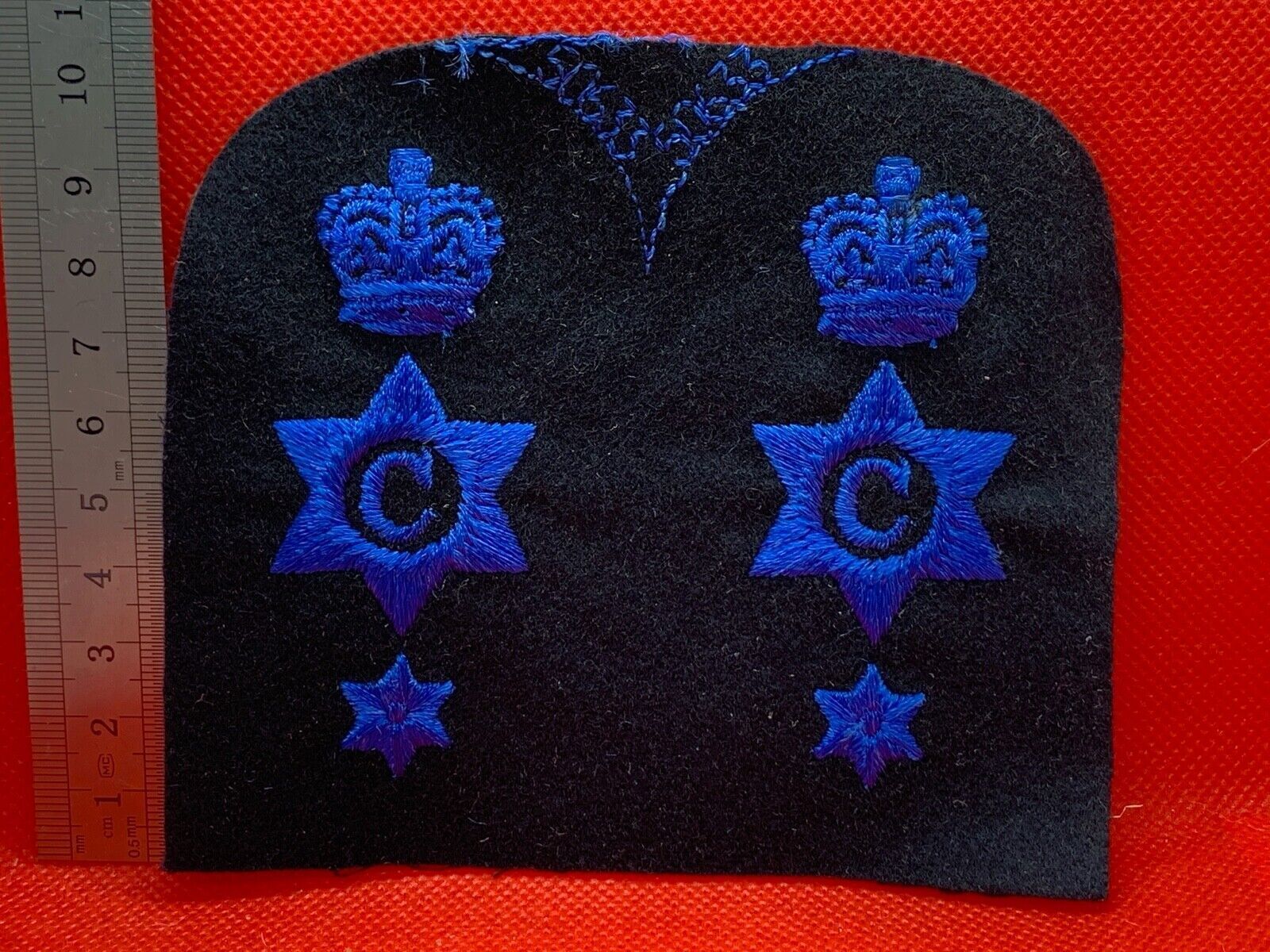 Unissued WOMEN'S ROYAL NAVY WRNs Trade Badge - Cook - CPO 1 Star - B22 - The Militaria Shop