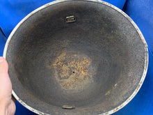 Load image into Gallery viewer, Original WW2 British Army / Canadian Army Mk3 Turtle Combat Helmet - The Militaria Shop