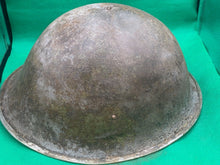 Load image into Gallery viewer, Original WW2 British Army / Canadian Army Mk3 Turtle Combat Helmet - The Militaria Shop
