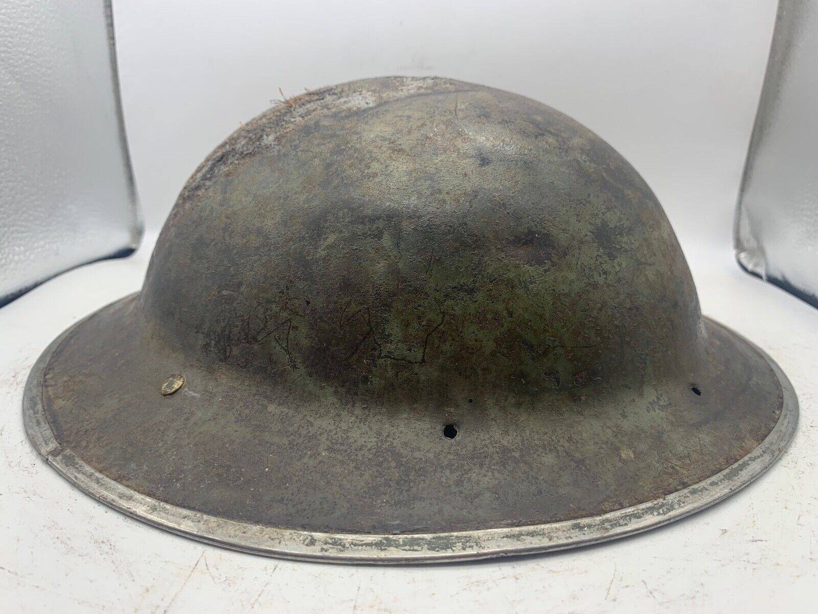 Original WW2 South African Army Mk2 Brodie Helmet - British Style Combat Helmet - The Militaria Shop