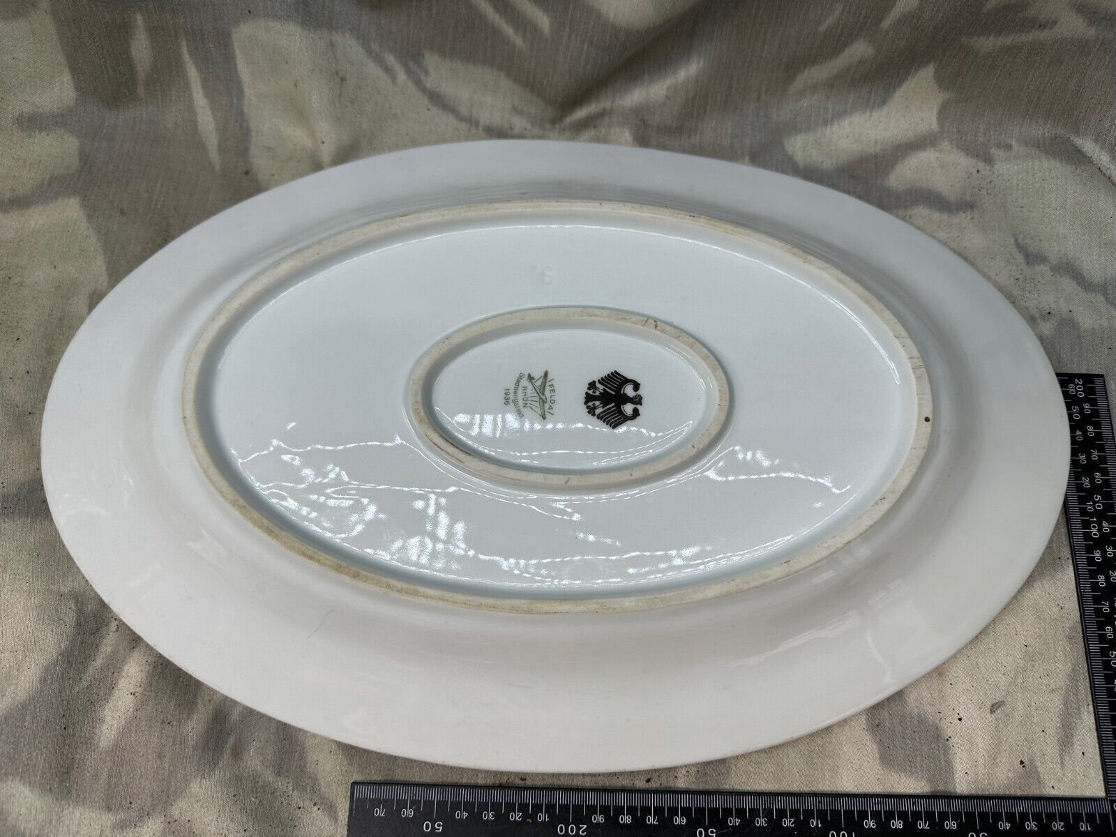 Original Pre/Early WW2 German Army Officers Mess Serving Platter - Felda Rhon - The Militaria Shop
