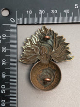 Load image into Gallery viewer, Original British Army WW2 Royal Fusiliers (City of London Regiment) Cap Badge - The Militaria Shop