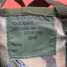 Load image into Gallery viewer, British Army Issue Woodland DPM PLCE IRR Webbing Entrenching Tool Case Old Stock - The Militaria Shop