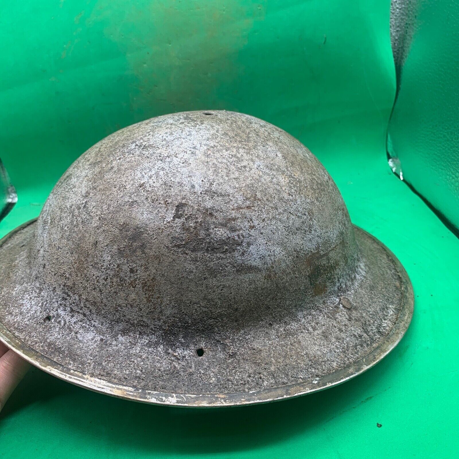 Original WW2 South African Army Mk2 Brodie Helmet - British Style Combat Helmet - The Militaria Shop