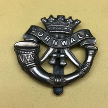 Load image into Gallery viewer, Original WW2 British Army Cap Badge - Cornwall Light Infantry - The Militaria Shop