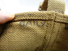 Load image into Gallery viewer, Original WW2 1943 Dated British Army 37 Pattern Water Bottle Carrier Harness - The Militaria Shop