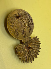 Charger l'image dans la galerie, Original British Army Queen's Crown Royal Scots Fusiliers Glengarry Badge - The Militaria Shop