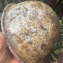 Load image into Gallery viewer, Original WW2 British / Canadian Army Mk3 Turtle Helmet & Liner - The Militaria Shop