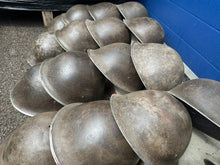 Load image into Gallery viewer, Original WW2 British / Canadian Army Mk3 Hi-Rivet Turtle Combat Helmet - The Militaria Shop