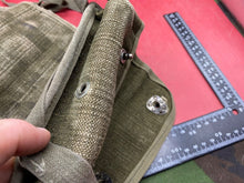 Load image into Gallery viewer, Original French Army Green 3 Pocket Grenade Carrier Webbing Pouch - The Militaria Shop