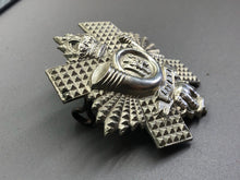 Load image into Gallery viewer, Original WW1 British Army Cap Badge - Highland Light Infantry - The Militaria Shop