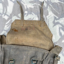 Load image into Gallery viewer, Original WW2 British Army / RAF 37 Pattern Small Pack & L Strap Set - The Militaria Shop