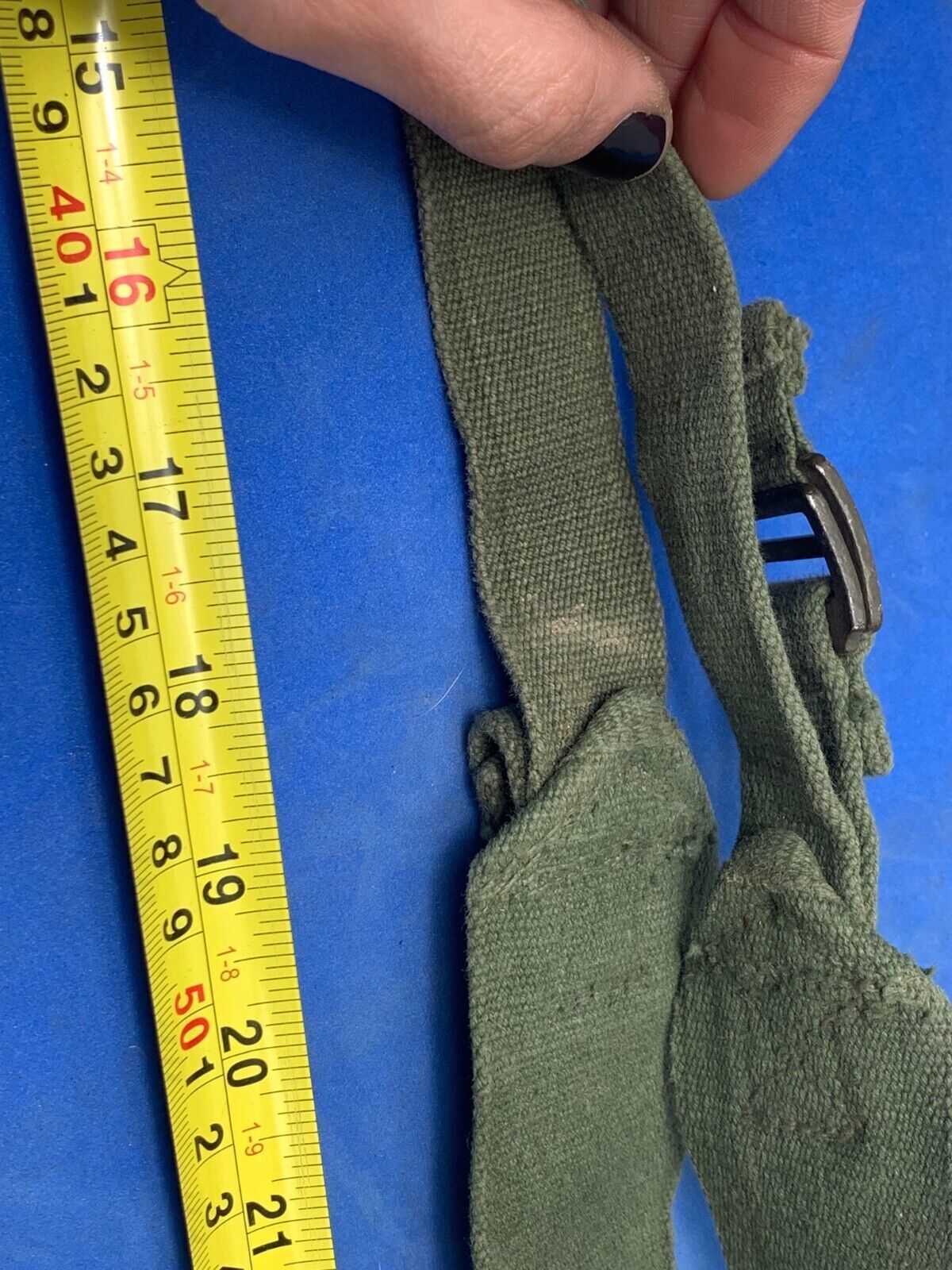 Original WW2 British Army 44 Pattern Shoulder Strap - 1945 Dated - The Militaria Shop