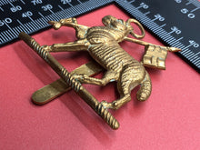 Load image into Gallery viewer, Genuine British Army Queen's Royal Regiment (West Surrey) Cap Badge - The Militaria Shop