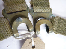 Load image into Gallery viewer, Original WW2 Pattern British Army L Straps Pair - 37 Pattern Webbing Haversack - The Militaria Shop
