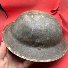 Load image into Gallery viewer, Original WW2 British Army Mk2 Brodie Helmet & Liner - South African Made - The Militaria Shop