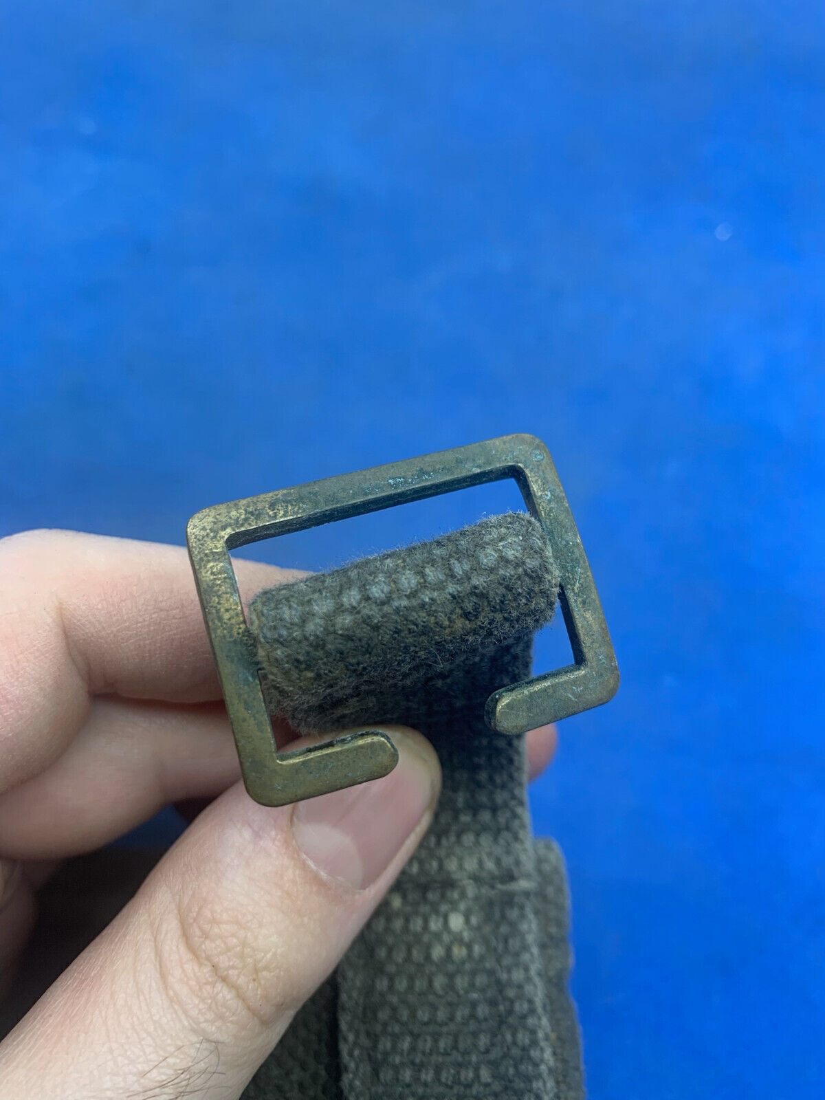 WW2 British Army / RAF 37 Pattern Webbing Water Bottle Carrier Harness 1943 Date - The Militaria Shop