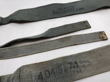 Load image into Gallery viewer, Original WW2 British Royal Air Force Blue 37 Pattern L Strap Set - The Militaria Shop