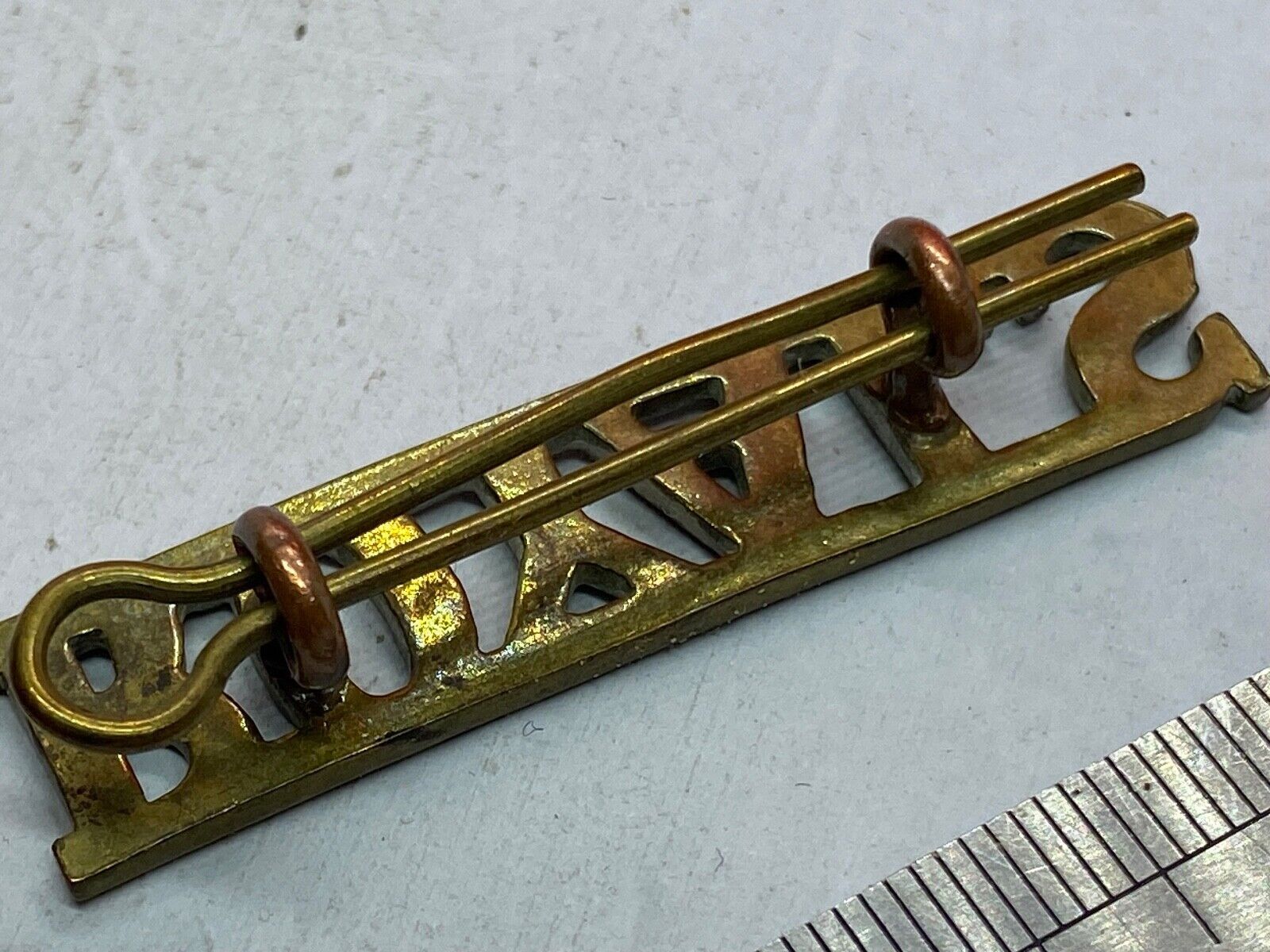 Original British Army WW1 ROYALS Regiment Shoulder Title - The Militaria Shop