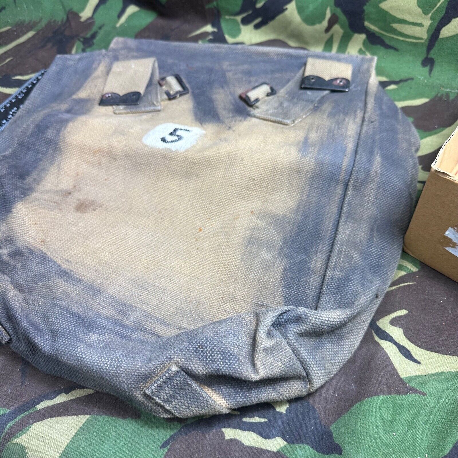 British Army / RAF 37 Pattern Large Pack - WW2 Pattern -Used Condition Original - The Militaria Shop