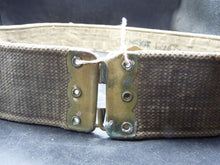 Load image into Gallery viewer, Original British Army / RAF Webbing Belt - WW2 37 Pattern - 40 Inch Waist Max - The Militaria Shop