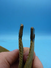 Load image into Gallery viewer, Original WW2 British Army 37 Pattern Canvass Shoulder Strap / Cross Strap - The Militaria Shop