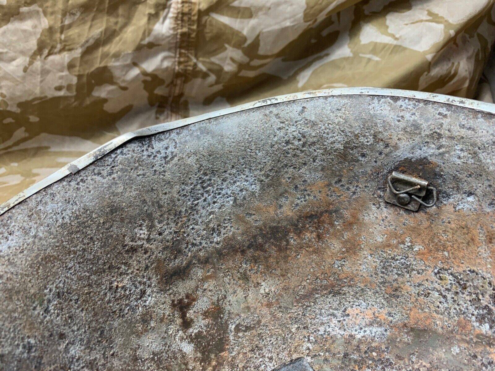 WW2 Mk3 High Rivet Turtle - British / Canadian Army Helmet - Nice Original - The Militaria Shop