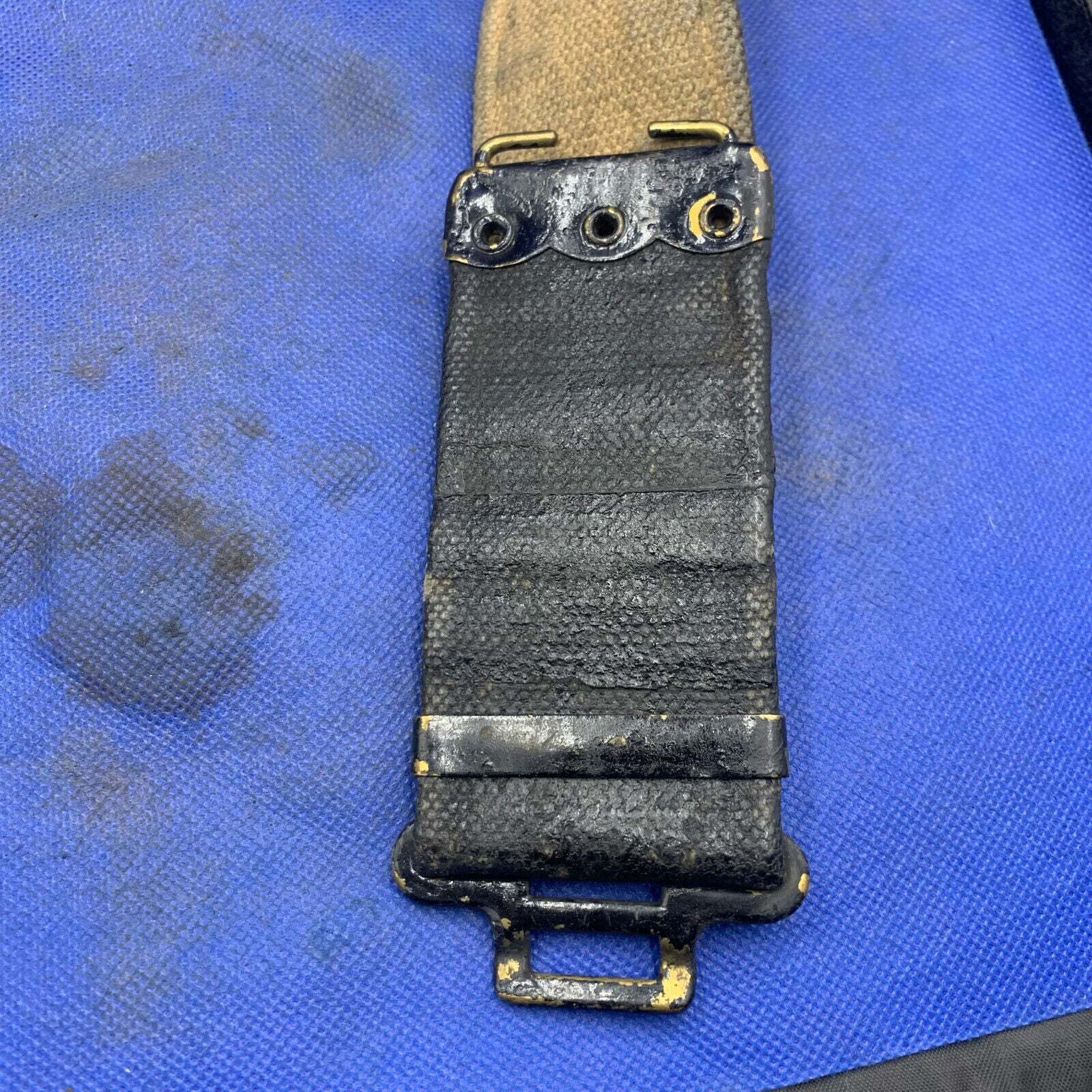 WW2 British Army / RAF 37 Pattern Combat Belt - Used Original - 40" Waist - The Militaria Shop