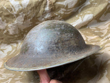 Load image into Gallery viewer, Original WW2 South African Army Mk2 Brodie Helmet - British Style Combat Helmet - The Militaria Shop