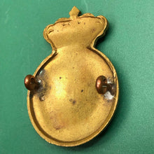 Load image into Gallery viewer, Original Victorian British Army Cap Badge - 7th Queen's Own Hussars - The Militaria Shop