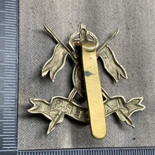 Charger l'image dans la galerie, Original WW2 British Army 9th Queen's Royal Lancers Cap Badge - The Militaria Shop