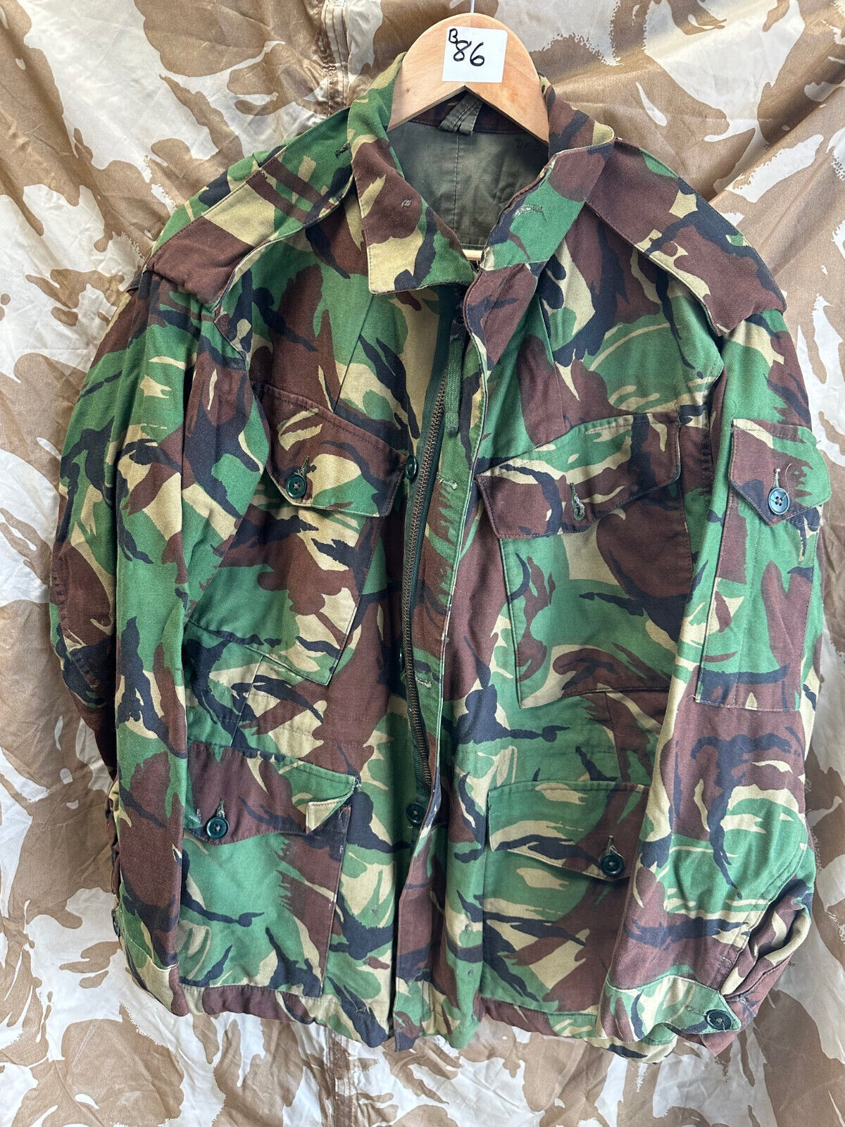 Genuine British Army 1968 Pattern DPM Combat Smock - Size 1 - 40" Chest - The Militaria Shop