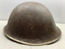 Charger l'image dans la galerie, Geunine British / Canadian Army Mk3 WW2 Combat Helmet - Uncleaned Original - The Militaria Shop