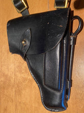Charger l'image dans la galerie, Soviet Russian Navy Officer Makarov PM Holster, + cleaning rod in black leather - The Militaria Shop