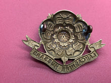 Load image into Gallery viewer, Original WW2 British Army Cap Badge - Lancashire Hussars - The Militaria Shop