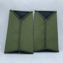 Load image into Gallery viewer, RHA Royal Horse OD Green Rank Slides / Epaulette Pair Genuine British Army - NEW - The Militaria Shop