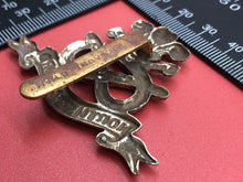 Load image into Gallery viewer, Original WW2 British Army North Stafford Regiment Cap Badge - The Militaria Shop
