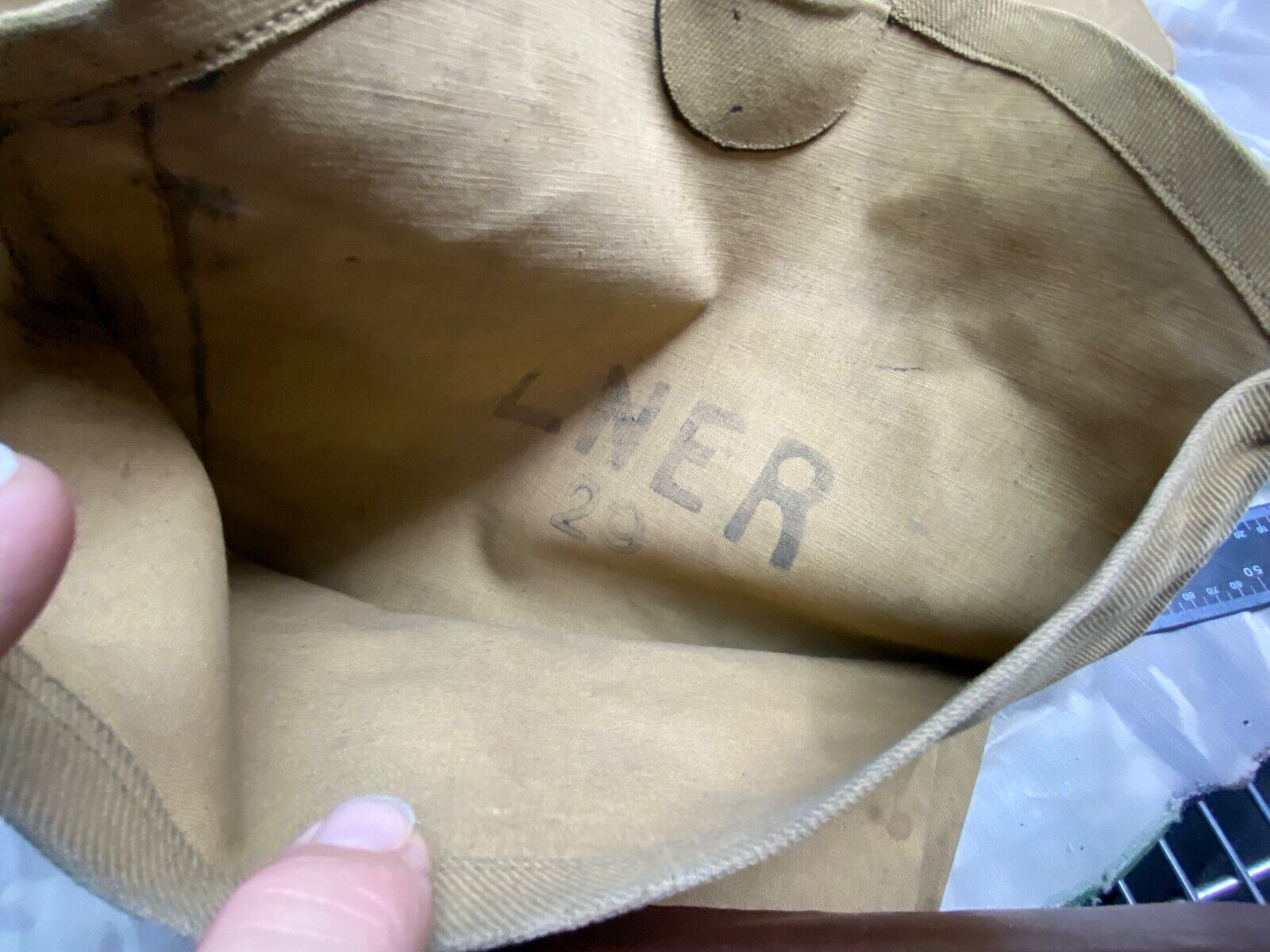 Original WW2 British Army / Railway LNER Marked Waterproof Leggings - The Militaria Shop