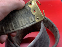 Load image into Gallery viewer, Original British Army / RAF Webbing Belt - WW2 37 Pattern - 38 Inch Waist Max - The Militaria Shop