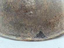 Load image into Gallery viewer, Original WW2 British / Canadian Army Mk3 High Rivet Combat Helmet Shell - The Militaria Shop